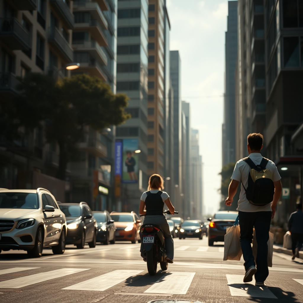 clientes de agência de viagem em uma cidade movimentada com programa de fidelidade