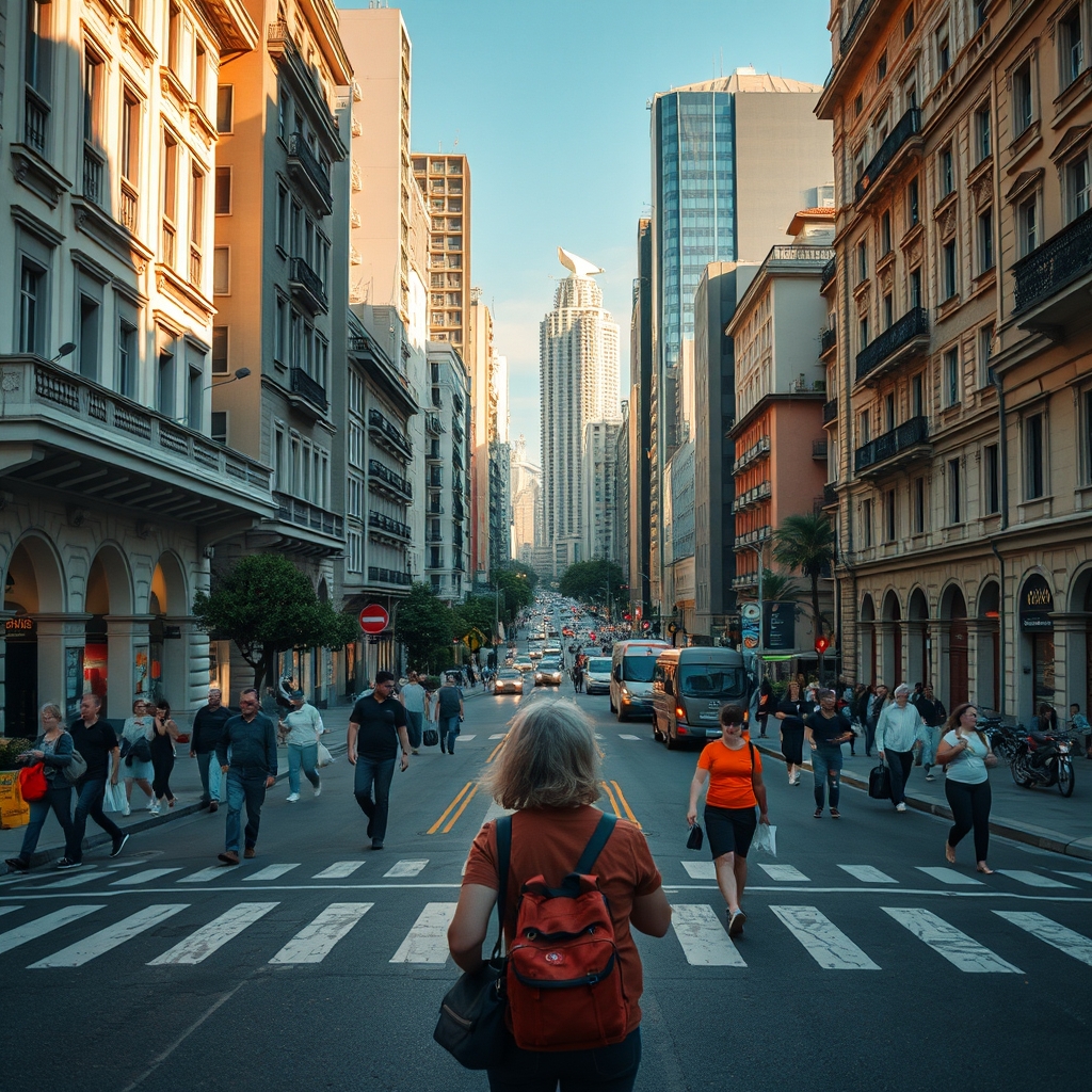 inteligência artificial experiências de viagem em cidade grande