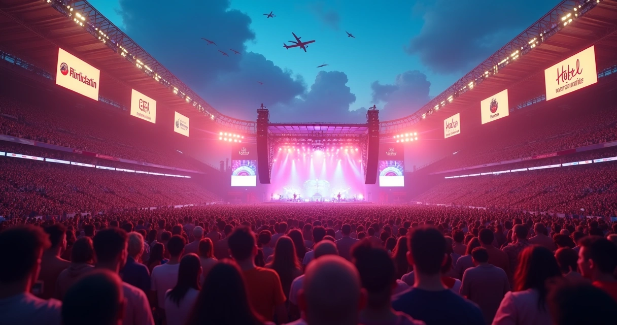 Como usar eventos esportivos e shows para impulsionar vendas