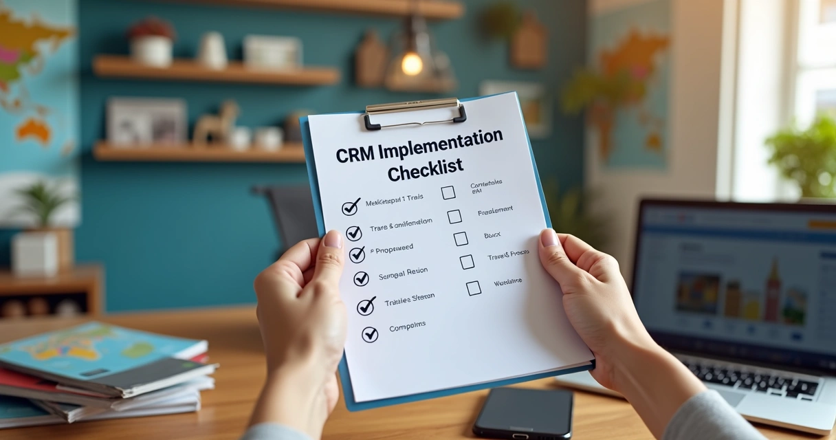 Checklist para implementar CRM em agências de viagens